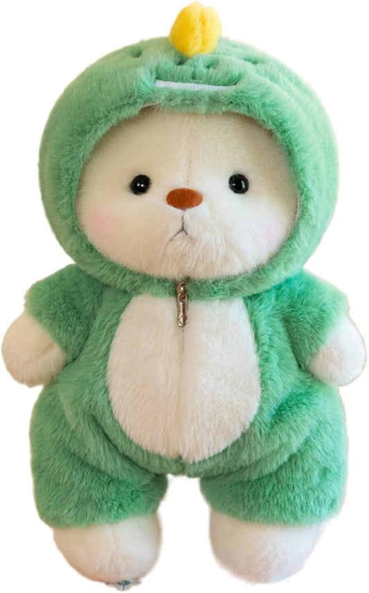 Cuddly Toy with Zip Outfit, Washable, Creative Gift for Boys and Girls